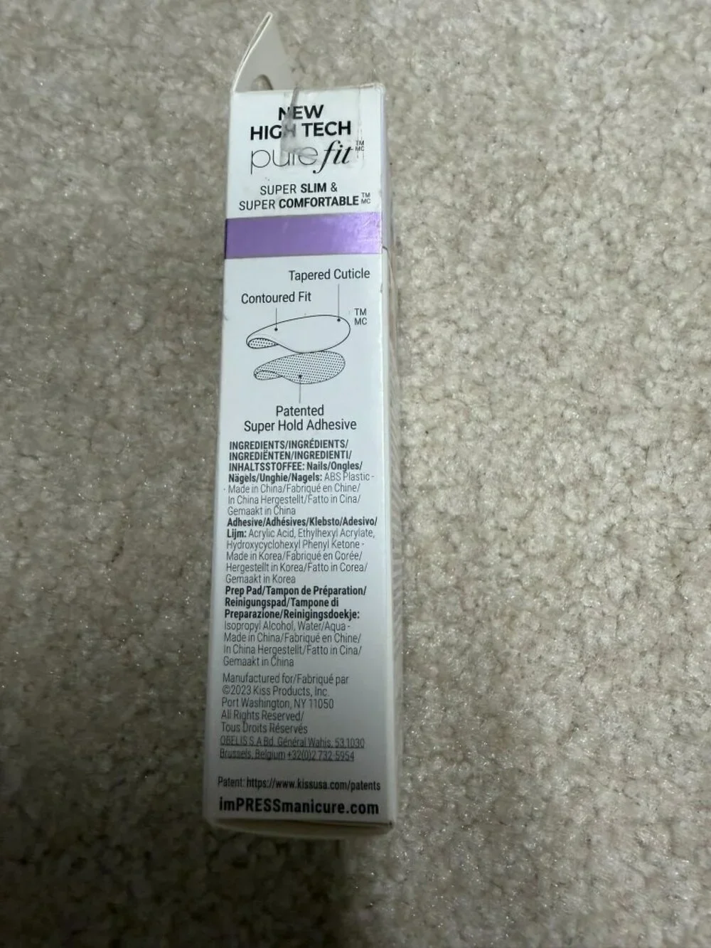 imPRESS Press-On Pedicure Toenails “Stargazing” 24 Count NIB